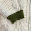 Evermore Cardigan Taylor Versi Yeşil Asma Popo Kablo Örgü Kazak Kadınlar Sonbahar Kış Vintage Kıyafet F7YT#