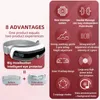 Elektrische Augenmassagebeistung 4D Musikkompress Airbag Druck Schwingungsmassage Instrument Relief Ermüdung Verbesserung Schlaf 240318