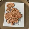 Moldes de cozimento cogumelo silicone resina epóxi molde de gesso cerâmica telha bolo molde fondant moldes ferramentas de decoração diy