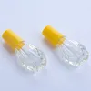 4ML補充可能なローラーエッセンシャルオイルボトルガラスガラス香水ガラスボール付きボトルのロール