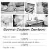 booma Embroidery Lace Midi Prom Dres Sheer Neckline Half Sleeves Crystal Cherry Tea-Length A-Line Wedding Party Dres W1WO#