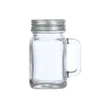 Verres à vin 40ml Mini pot Mason pour confiture et miel Portable étanche café lait jus bouteille avec couvercle fête à la maison