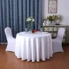 Nappe de Table pour Restaurant, Banquet El, grande maison circulaire, couleur Pure, pour mariage, noir