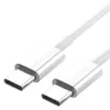 1m 2M Tipo c para Tipo c Cabo USB-C Cabos de carregamento para Samsung Galaxy S10 S20 S21 S22 S23 Huawei xiaomi