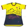 2024 Colombie Away Soccer Jerseys Player Version Falcao James Accueil Chemise de football CUADRADO Équipe nationale Hommes Camiseta de futbol Maillot Uniforme 2025 Formation