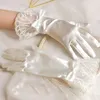 Gants de mariage en perles de mariée, accessoires de mariage polyvalents, accessoires de fête esthétiques, accessoires photo courts V5vy #