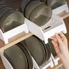 Keukenopslag 1PC Duurzaam Anti-vervormen Binnenlandse Plastic Draagbare Pot Deksel Rek Gerechten Drainage Plank Organisator Kom Houder