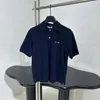 Polos de styliste pour femmes, chemise avec lettres brodées, Logo doux et confortable, col Polo en tricot, chemises à manches courtes