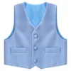 Bébé enfants garçon Gentleman costume 5 pièces ensemble Blazer chemise gilet noeud papillon pantalon baptême mariage fête d'anniversaire scène vêtements formels 240318