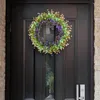 Decorative Flowers Front Wall Floral Decoration Colorful Spring Wreath For Door Home Wedding Party Farmhouse Holiday Decor