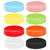 Bouteilles de rangement 8 pcs cuisine différentes couleurs pp fuite de fuite jus de remplacement rond de remplacement large bouche bouche en conserve bocal mason pots sécurisés sécurisés