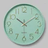 Väggklockor nordisk klocka minimalistisk tjock gräns 3d reloj de pared heminredning dekorationer för ungdomsrum cnim