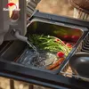 Camp Kitchen Naturehike IGT Bassin en acier inoxydable Camping Accessoires de table portables Évier de lavage Lavabo ultraléger Fourniture de cuisine extérieure 240329