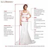 Abiti da sposa di lusso Dr con spalle scoperte in pizzo A-Line Boho Princ Bianco Avorio Abiti da sposa Dr Bohemian 2022 G4Hf #