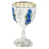 Bicchieri da vino Piccola tazza da bere Tazze stile vintage Elegante mini sposa decorativa in metallo per la casa