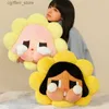 Stuffed Plush Animals Crybaby Sadness Club Series Pillow Yellow Pink Plush Gift Surrounding Plush Doll Cute Toy Gift For Friends240327