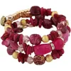 0603 Bracelet broken stone pine stone shell beads multi layer winding Bracelet