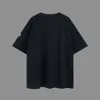 Designer Luxury Chaopai Classic Alta edizione 24 nuova primavera / estate doppia ombra stampata a lettere girocollo a maniche corte casual T-shirt da uomo e da donna