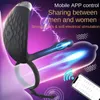 Outros itens de massagem Brinquedo sexual anel de pênis aplicação de choque elétrico vibrador de controle remoto para casais G-Spot estimulador de orgasmo galo macio Q240329