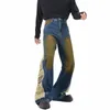 2023 ROPA GRUNGE Y2K STREETWEAR RIPPIDED BAGGY JEANS PANTS MEN CLOSTION STRAIGHT LOAKE WOOUNS DENIM OUNSERS PANTAL HOMME 82ZQ＃