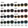 10Pcs 9/12/14/16mm 8 Colors Plastic Safety Glitter Crystal Eyes Crafts Bear Animal DIY Doll Puppet Accessories Stuffed Toy Parts