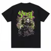 Nowy zespół Ghost Rock Band Graphic Print T Shirt Men Men Fi Casual Rock Streetwear Krótkie rękawie plus rozmiar T -koszulka unisex v9jf#