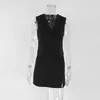 Arbetsklänningar 2024 Spring Women Fashion Slim Sleeveless Vest Mini Kjol Set Temperament Women's Elegant Pending Black kjolar