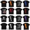 Mens t shirt Designer shirts Big V Print Sweatshirt Hip Hop Short Sleeve tshirt men women Summer Cotton Tee Loose Oversize Pullover Top plus size 3xl 4xl 5xl