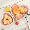 Bowls 1PC - Creative Household Noodle Soup Bowl Vegetable Plate Cute Girl Heart Rice Strawberry Ceramic