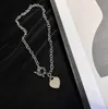Designer Luxury Fashion Heart Love Halskette Choker Kubanische Kette 925 Silber plattiert 18 Karat GLOATT