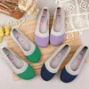 Casual Shoes Lightweight Women Loafers 2024 Summer Soft Flat For Non-slip Breathable Mesh Elasticity Sneakers