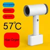 Hair Dryers Wireless Hair Dryer Rechargeable Hot Cold Wind Hair Dryer Travel Portable Cordless Blow Dryer for Painting Outdoor Camping Pet 240329