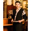 Heren Tuniek Japanse Koksjas Sushi Kok Apr Unisex Restaurant Werkkleding Uniform Vrouwen Kimo Catering Bakkerij Gebak 58dK #