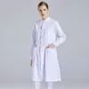 Kvinnors sjuksköterska enhetliga profala medicinska overaller Beauty Sal LG-ärmad arbetskläder Lab Robe Scrub Costume For Nurses 93U1#