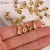 26PCS Cute Alphabet Balloon Letter Pendant Necklace AZ Name Personalized Bubble for Family Women Men Fashion Jewelry 240329