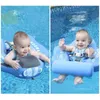 ライフベストブイ非膨張不可能な赤ちゃんフローター幼児ウエストフロート横たわって水泳リングスイムトレーナーのための水泳リングトレーナー