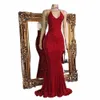 sexy backl halter scintillante e paillettes sequestrate dre per donne 2023 sirena Robe de soiree ballo da ballo di nozze per la festa di nozze Vestidos E8DW#