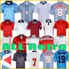 England Retro Jerseys 1982 1986 1998 2002 2008 Shearer Soccer Jersey 1989 1990 Gerrard Scholes Owen Heskey 1996 Fotbollströjor Vintage Classic Angleterre