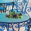 Flores decorativas guirlanda coroas de flores anéis velas de mesa folha artificial pe (plástico) decorações de casamento