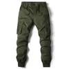 Cargobroeken Heren Katoen Casual Heren Elastische taille Kwaliteit Joggers Broek Mode Safari-stijl Joggingbroek 240315