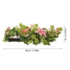 Decorative Flowers Artificial Flower Hydrangea Holder Wedding Decor Rattan Fake For Dining Table