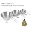 Лагерная кухня, чашка Sierra Cup из нержавеющей стали, прочная легкая посуда для кемпинга, походов, путешествий, 240329