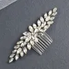 sier pettine per capelli per le donne ragazze sposa ospite Headdr accessori per capelli da sposa fatti a mano Rhineste fermagli per capelli copricapo da sposa p8nm #