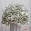 Produkty 40/50/60/70/80 cm Biała oddech Baby Rose Artificial Flower Ball Wedding Table Centerpiece Deco Gypsophila Floral Event Party Prop