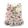 Vêtements pour chiens Jupe pour animaux de compagnie Belle mode Chiot Dentelle Texture douce Vêtements Belle robe pour la fête