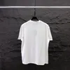 Verão Homens Mulheres Designers Camisetas Soltas Oversize Tees Vestuário Moda Tops Mans Casual Peito Carta Camisa Luxo Rua Shorts Manga Roupas Mens CamisetasA25