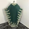 Vestidos de festa apliques árabe kaftan noite abaya dubai elegante linha a com mangas compridas mãe da noiva