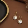 Dangle Earrings Huge 12 Mm Real Natural South Sea White Pearl