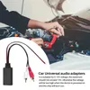 Tigelas carro universal sem fio módulo bluetooth adaptador de música rca aux cabo de áudio