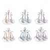 Kitchen Storage Swan Shape Glass Cup Holders Multifunctional Drain Rack Cups Drying Stand For Counter